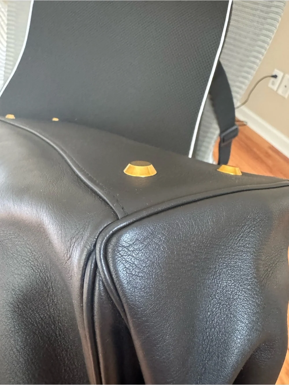 Balenciaga Rodeo Bag Large Leather Top-Handle Shoulder Bag With Dustbag